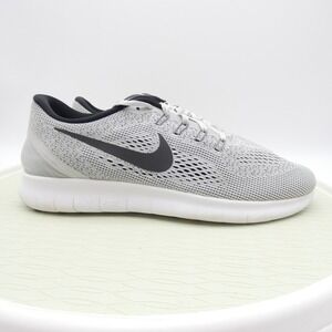 Nike Free RN Wolf Grey Black Running Shoes 831508-101 Mens 12